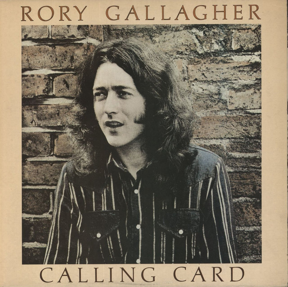 Rory Gallagher Calling Card - EX UK vinyl LP album (LP record) CHR1124