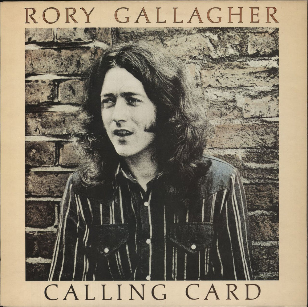 Rory Gallagher Calling Card UK vinyl LP album (LP record) CHR1124