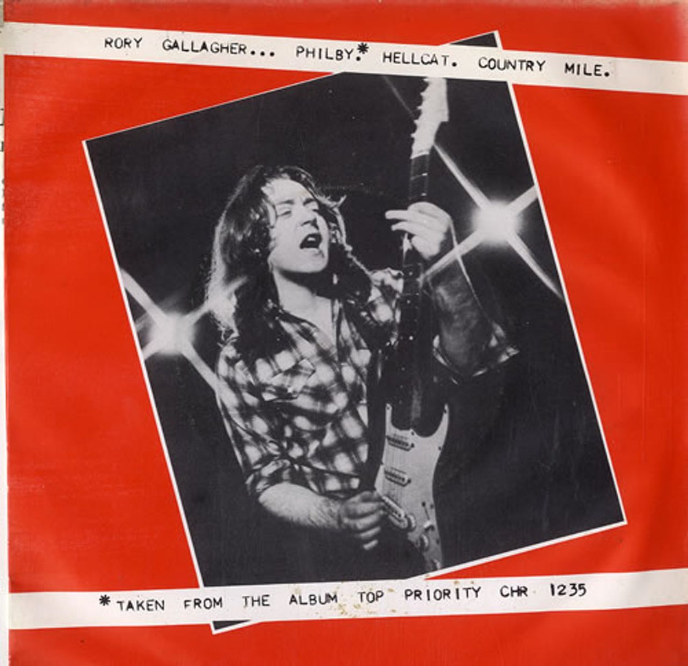 Rory Gallagher Philby - Clear Vinyl UK 7" vinyl single (7 inch record / 45) CHS2364