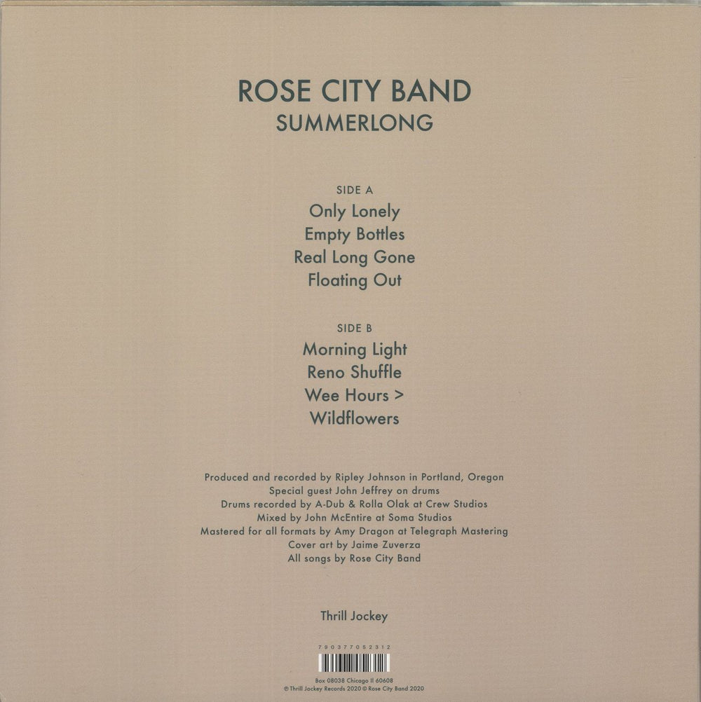 Rose City Band Summerlong - Summer Sunset Orange Vinyl US vinyl LP album (LP record) 790377052312