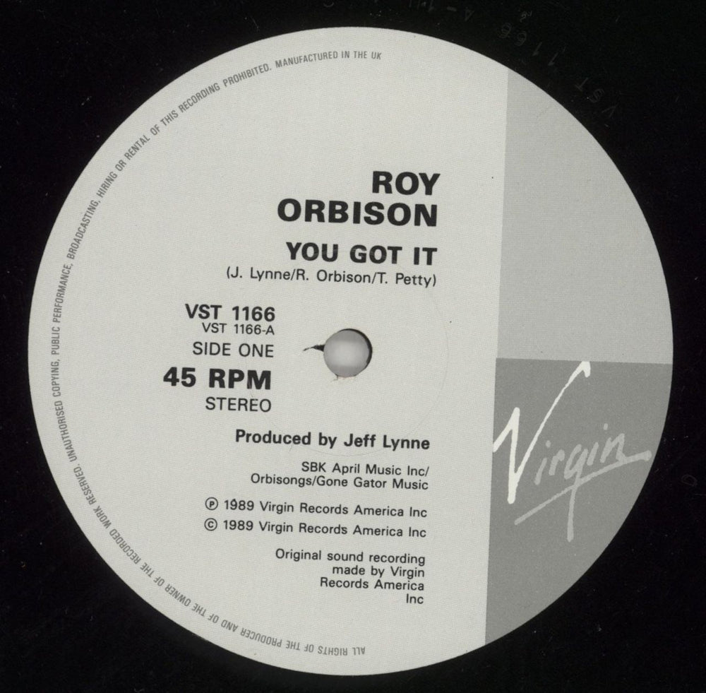 Roy Orbison You Got It UK 12" vinyl single (12 inch record / Maxi-single) RYO12YO37037