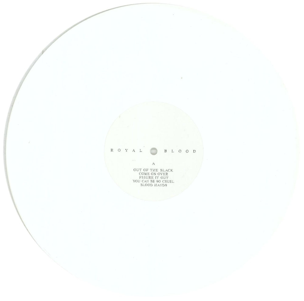 Royal Blood Royal Blood - White Vinyl UK vinyl LP album (LP record) R-8LPRO869725