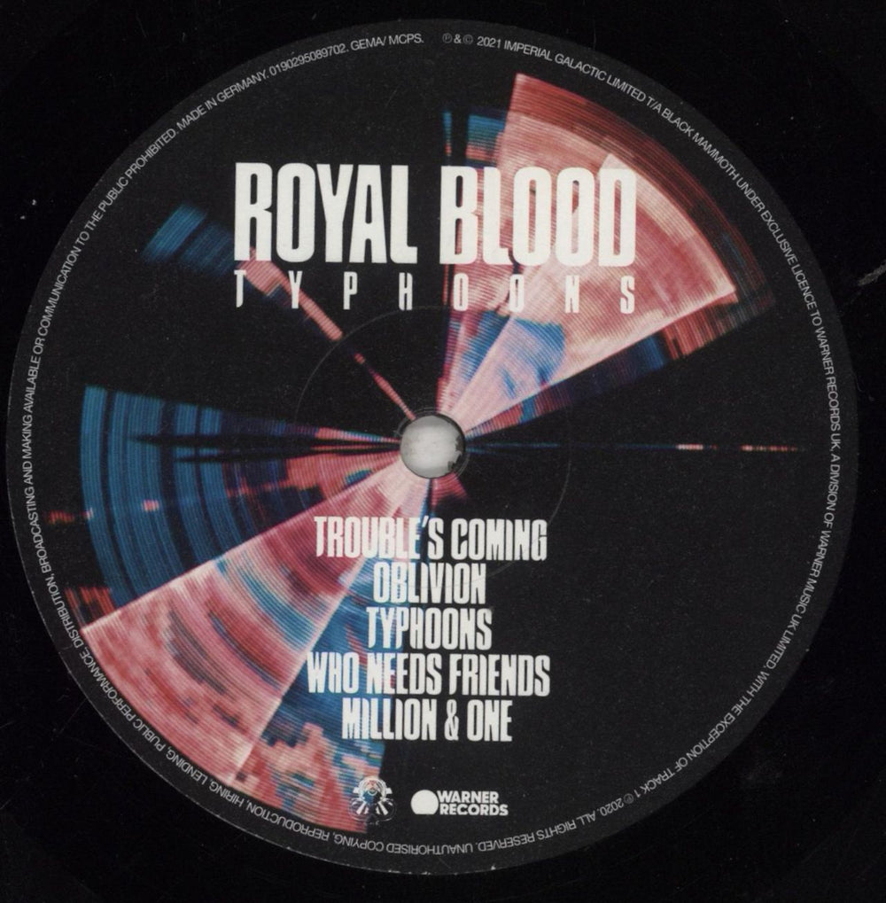 Royal Blood Typhoons - EX UK vinyl LP album (LP record) R-8LPTY856661