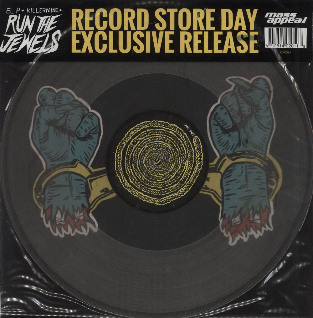 Run The Jewels Bust No Moves - Clear Marbled Vinyl - RSD US 12" vinyl single (12 inch record / Maxi-single) MSAP0015LP