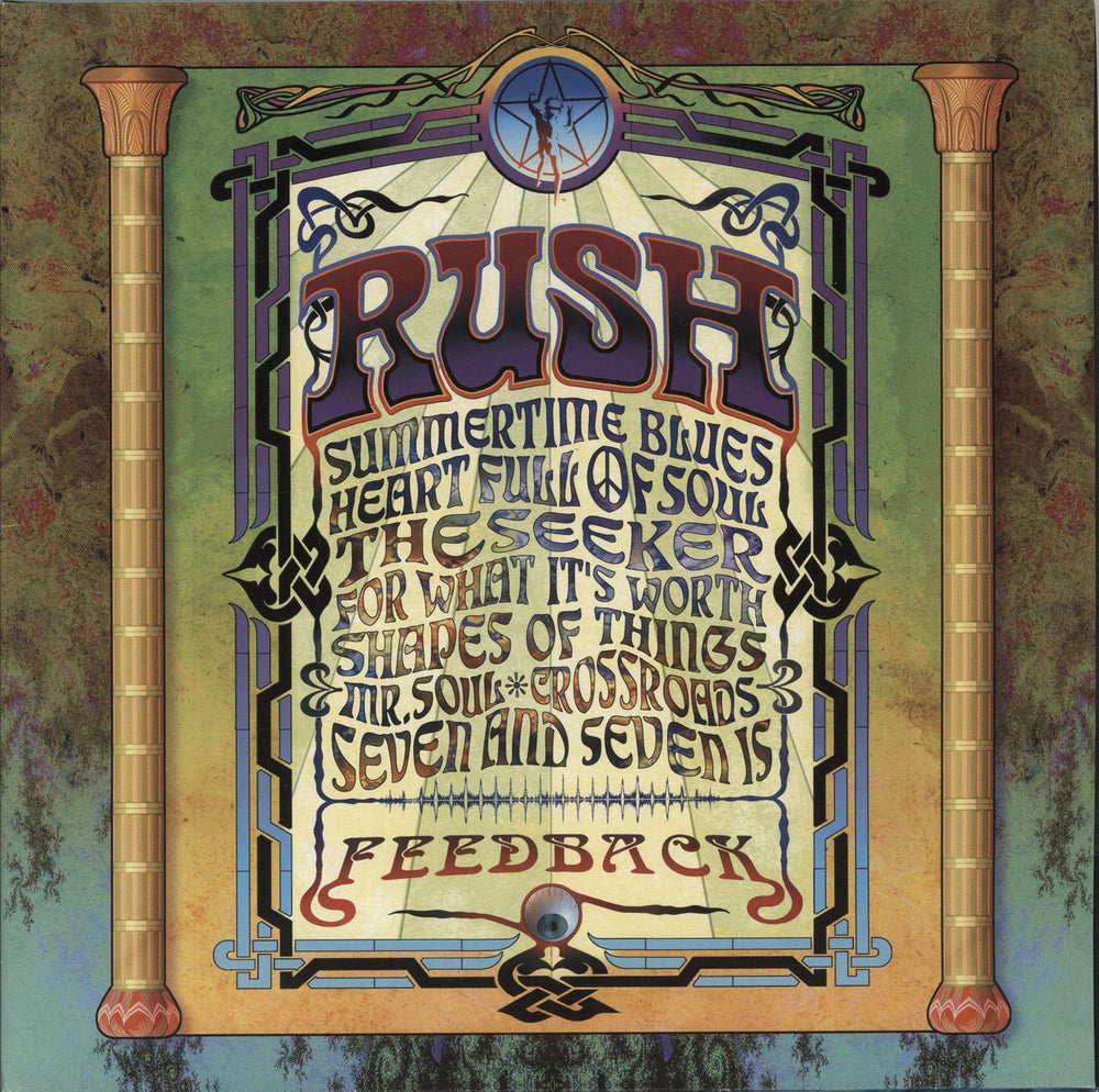 Rush Feedback UK vinyl LP album (LP record) 7567837281