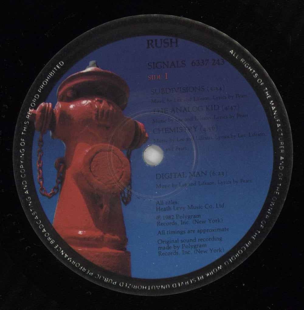 Rush Signals - 1st - Shrink UK vinyl LP album (LP record) RUSLPSI874483