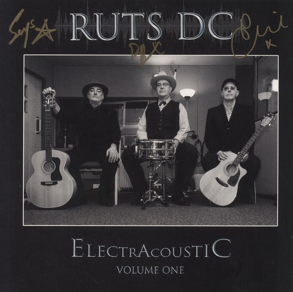 Ruts D.C. Electracoustic Volume One - Autographed UK vinyl LP album (LP record) SOSLP105