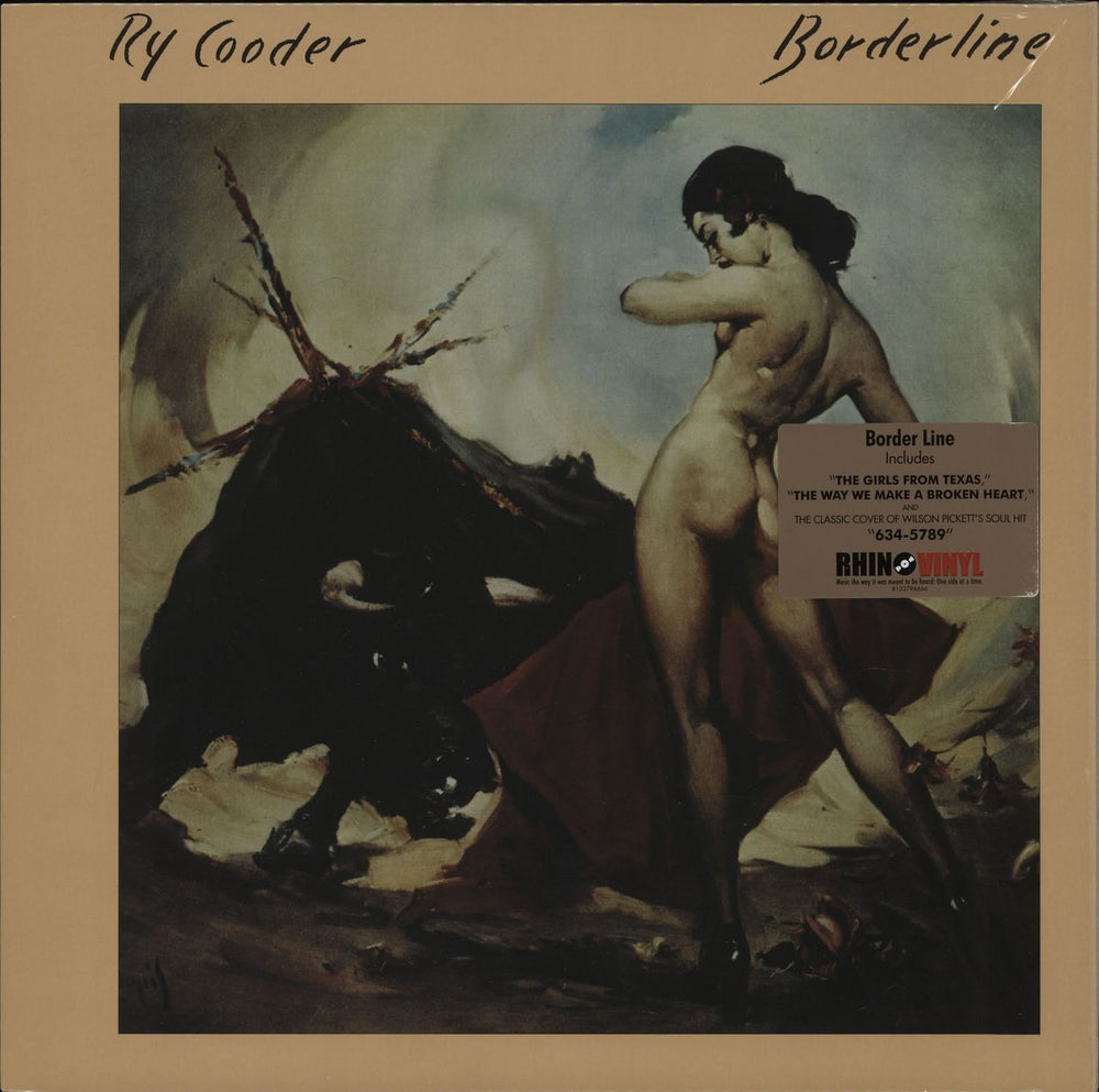 Ry Cooder Borderline UK vinyl LP album (LP record) 8122796666