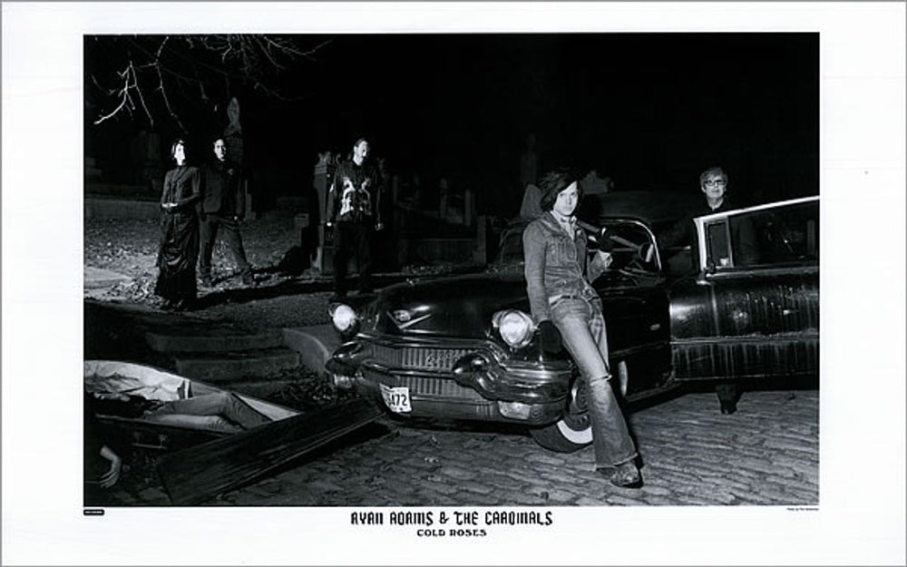 Ryan Adams Cold Roses Lithograph US Promo memorabilia LITHOGRAPH