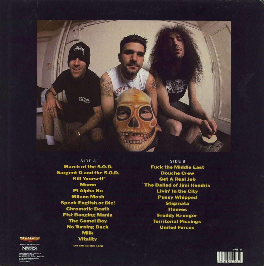 S.O.D. Live At Budokan UK vinyl LP album (LP record) 5016583114411