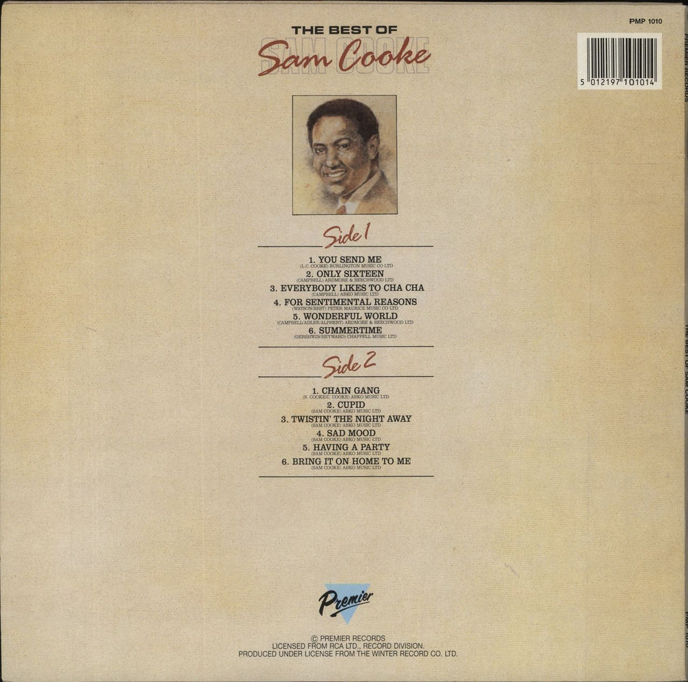 Sam Cooke The Best Of Sam Cooke UK vinyl LP album (LP record)