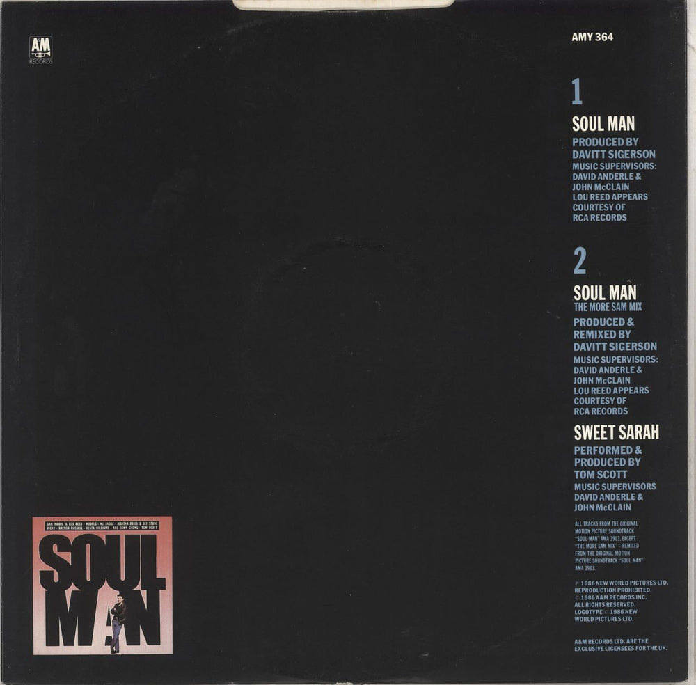 Sam Moore Soul Man UK 12" vinyl single (12 inch record / Maxi-single)