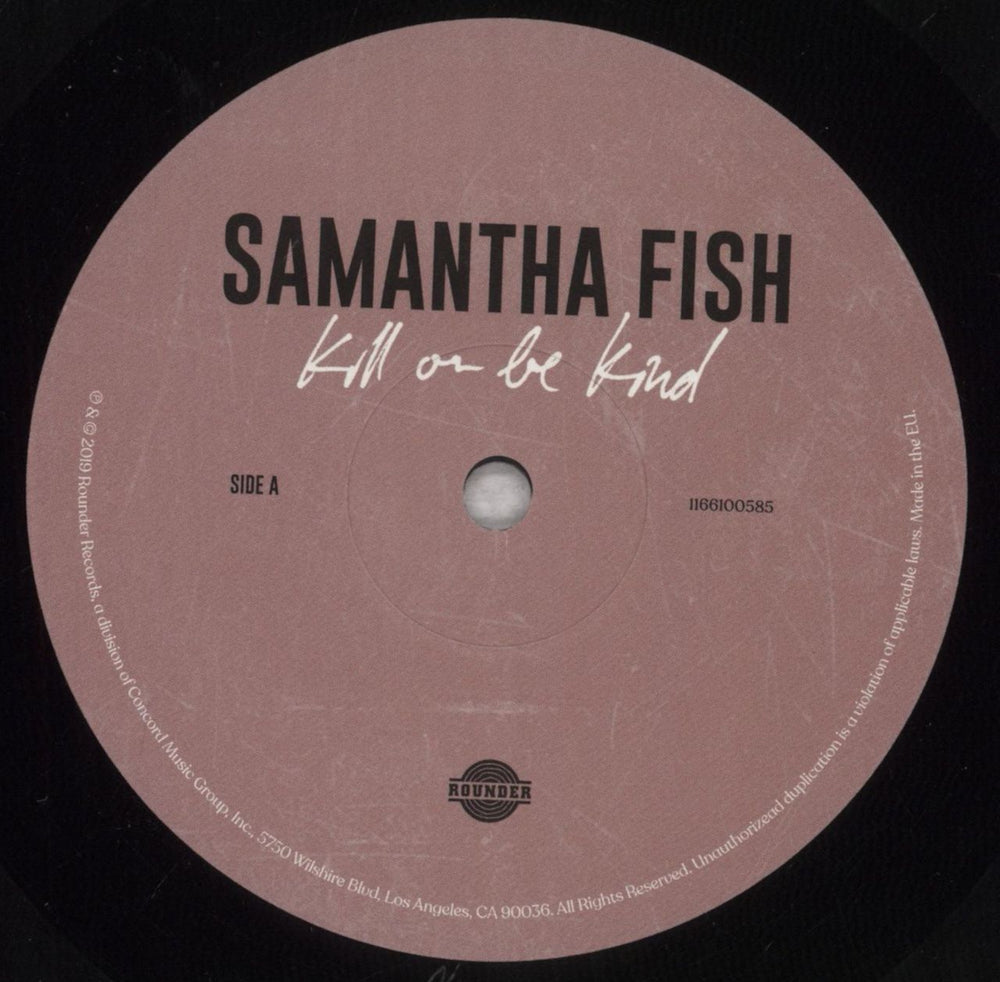 Samantha Fish Kill Or Be Kind UK vinyl LP album (LP record) 7FVLPKI841018