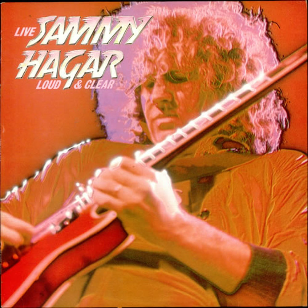 Sammy Hagar Loud & Clear UK vinyl LP album (LP record) E-ST25330