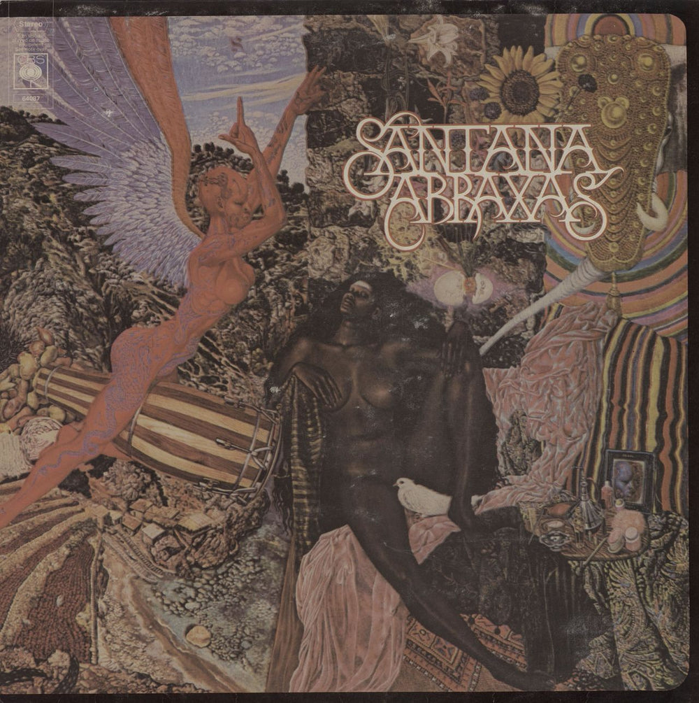 Santana Abraxas - 1st - VG UK vinyl LP album (LP record) 64087
