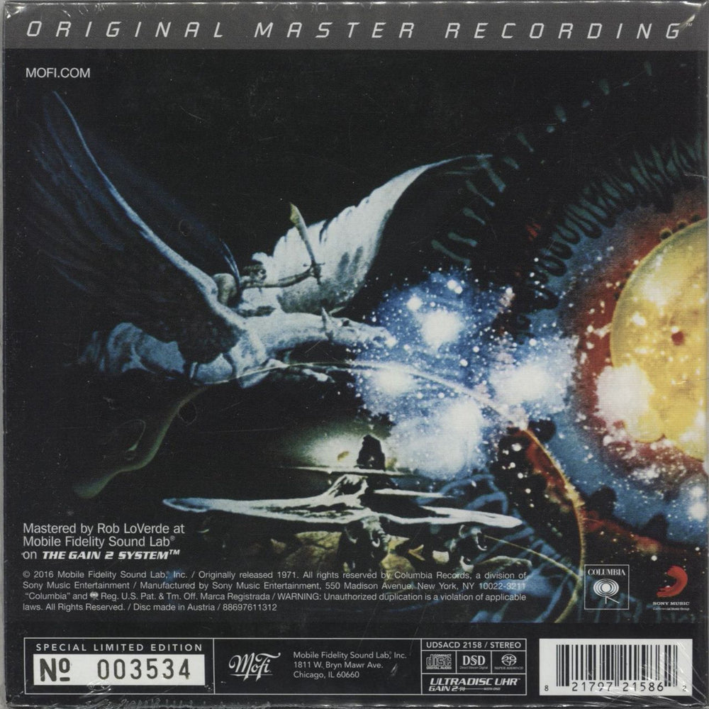 Santana Santana III - Sealed US super audio CD SACD 821797215862