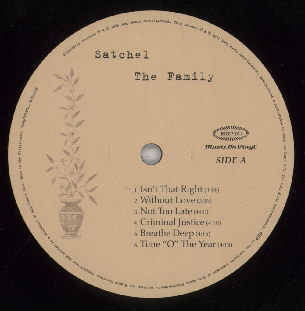 Satchel The Family - 180g UK vinyl LP album (LP record) 8D4LPTH850432