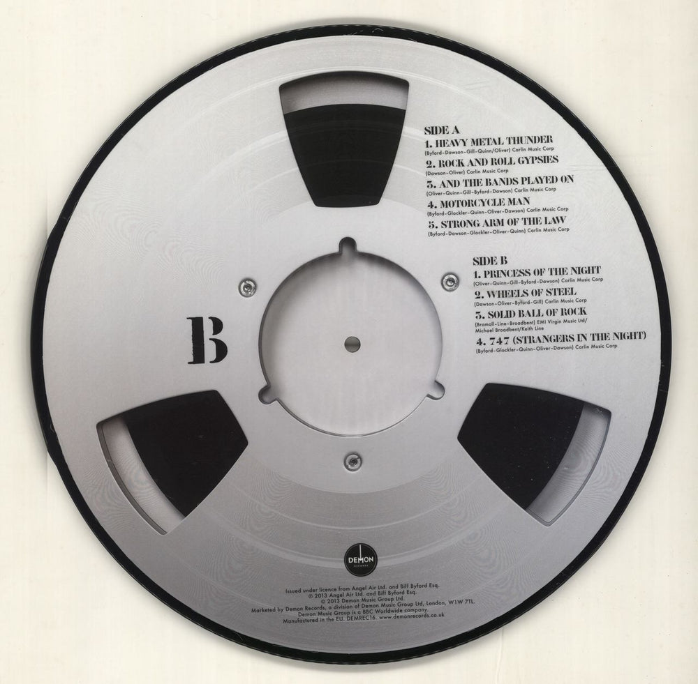 Saxon Live In Germany UK picture disc LP (vinyl picture disc album) SAXPDLI695918