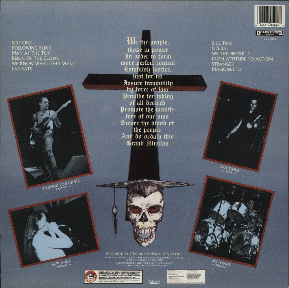 School Of Violence We The People...? Dutch vinyl LP album (LP record) 016861950217