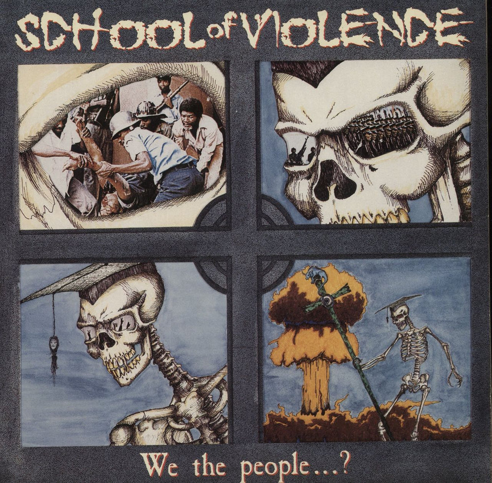 School Of Violence We The People...? Dutch vinyl LP album (LP record) RR95021