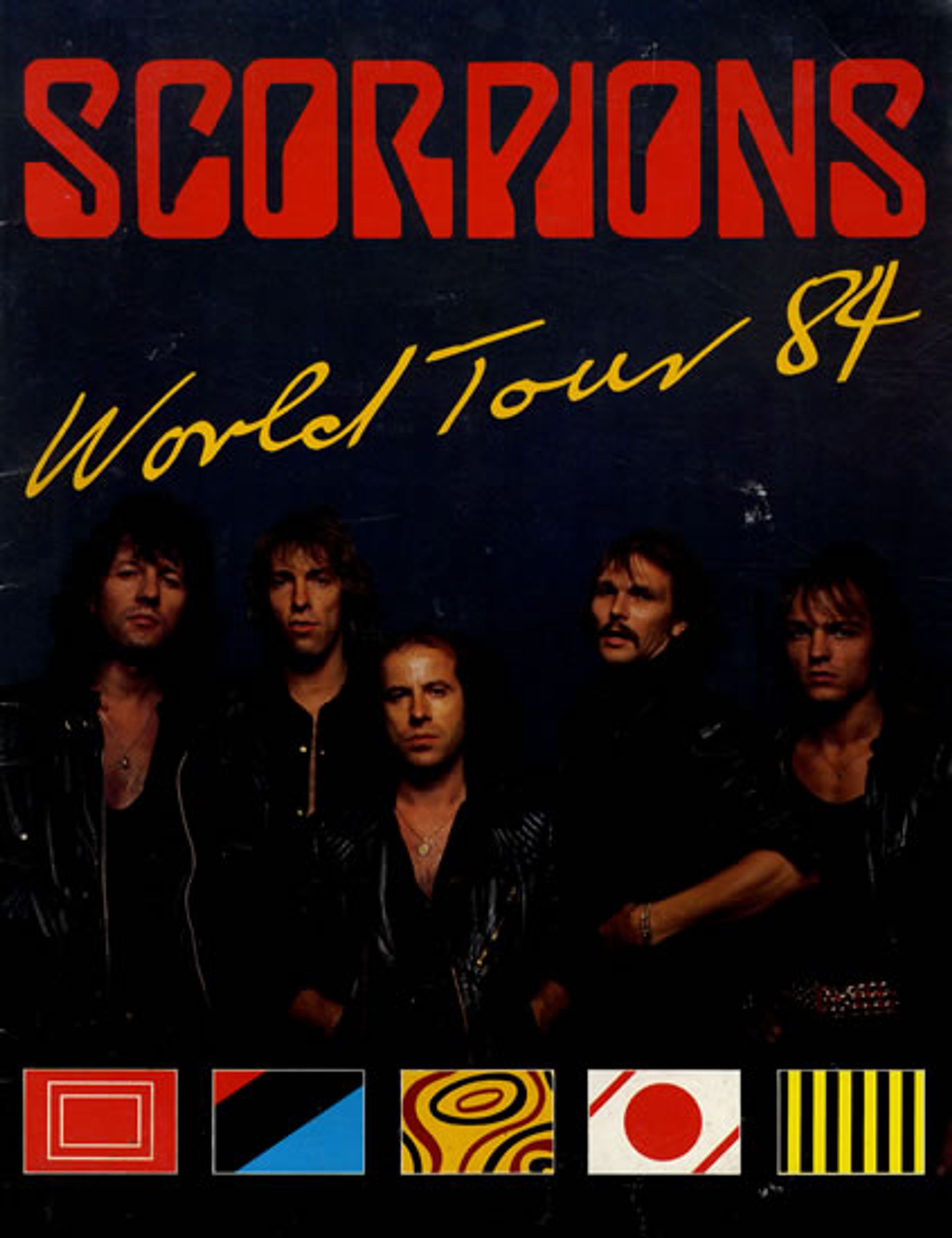 Scorpions World Tour '84 UK tour programme TOUR PROGRAMME