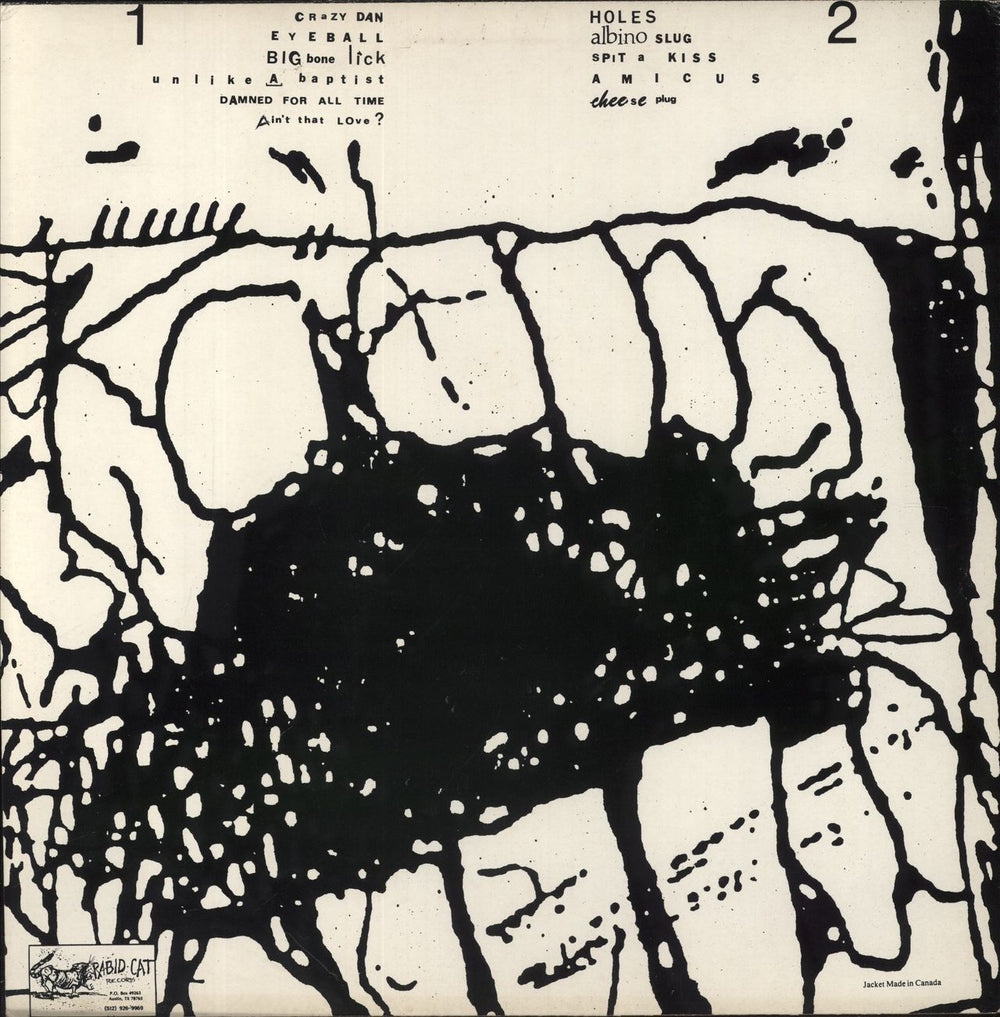 Scratch Acid Just Keep Eating US vinyl LP album (LP record)