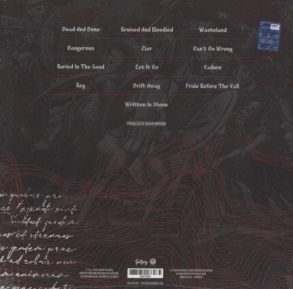 Seether Si Vis Pacem, Para Bellum - Red with Black Splatter Vinyl US 2-LP vinyl record set (Double LP Album) 888072186965