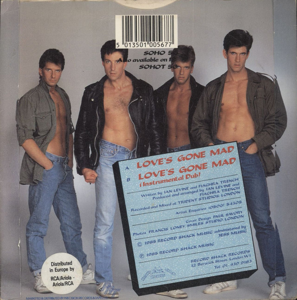 Seventh Avenue Love's Gone Mad UK 7" vinyl single (7 inch record / 45) 5013501005677