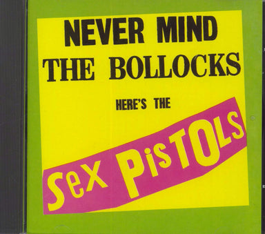 Sex Pistols Never Mind The Bollocks Here's The Sex Pistols UK CD album (CDLP) CDV2086