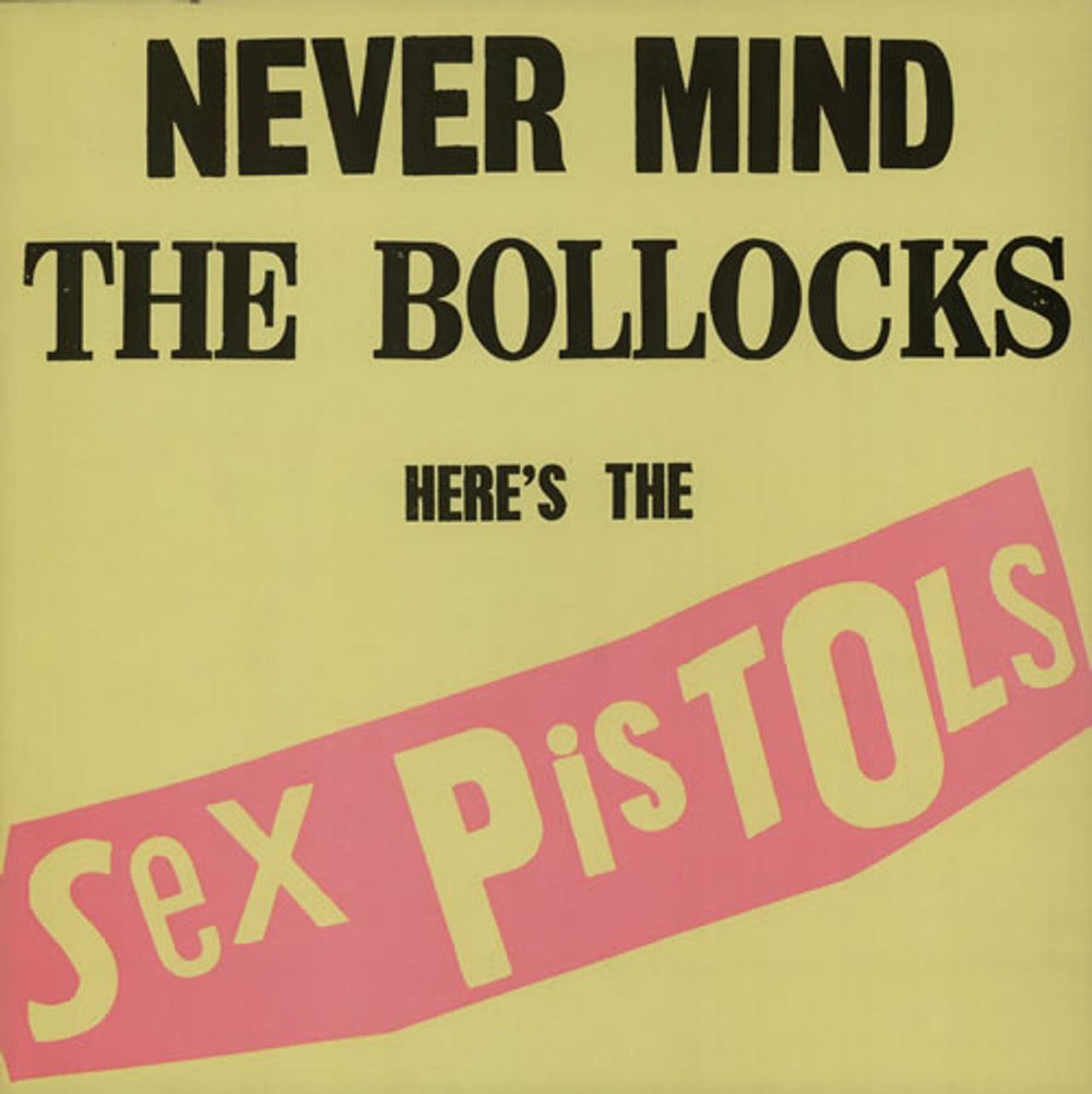 Sex Pistols Never Mind The Bollocks - Red/Green labels UK vinyl LP album (LP record) OVED136