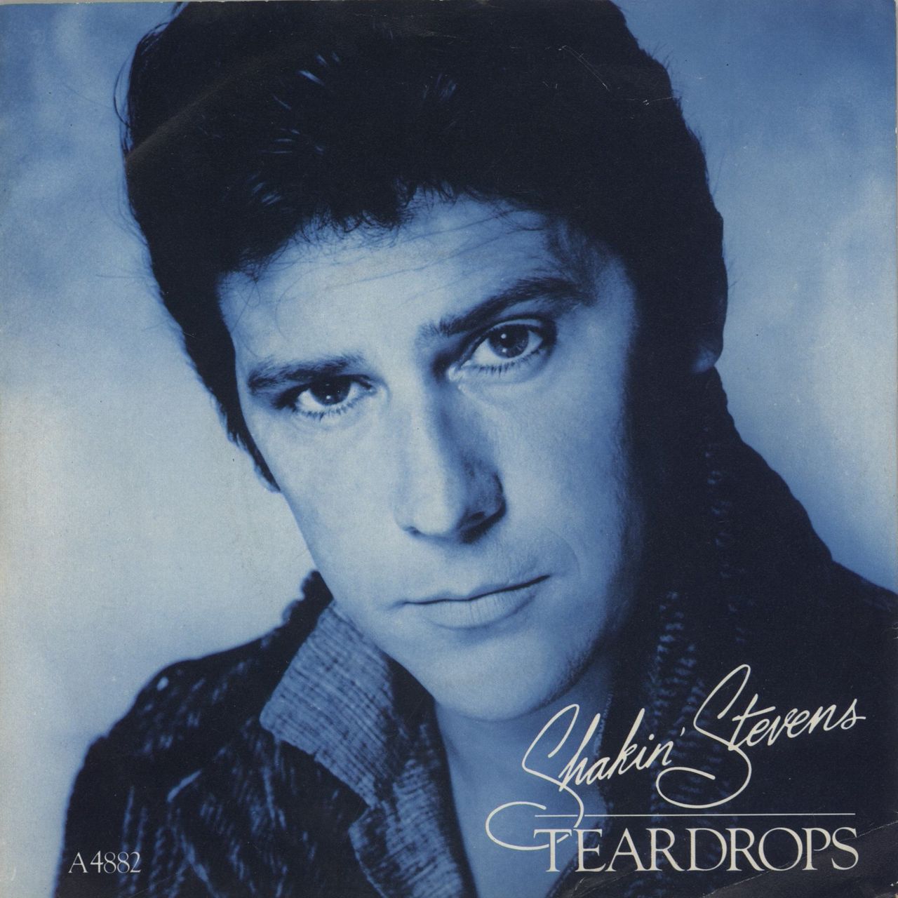 Shakin' Stevens Teardrops - Solid UK 7" vinyl single (7 inch record / 45) A4882