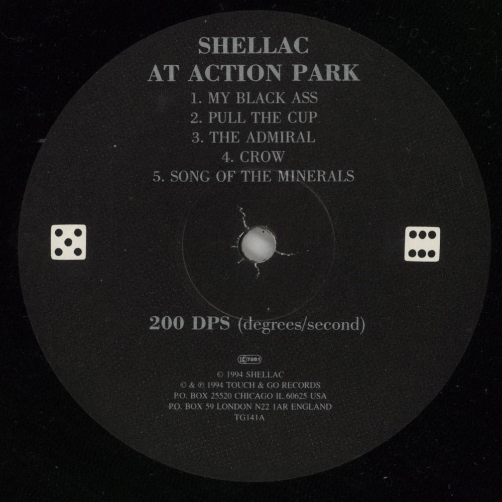 Shellac Shellac At Action Park UK vinyl LP album (LP record) SHCLPSH515290