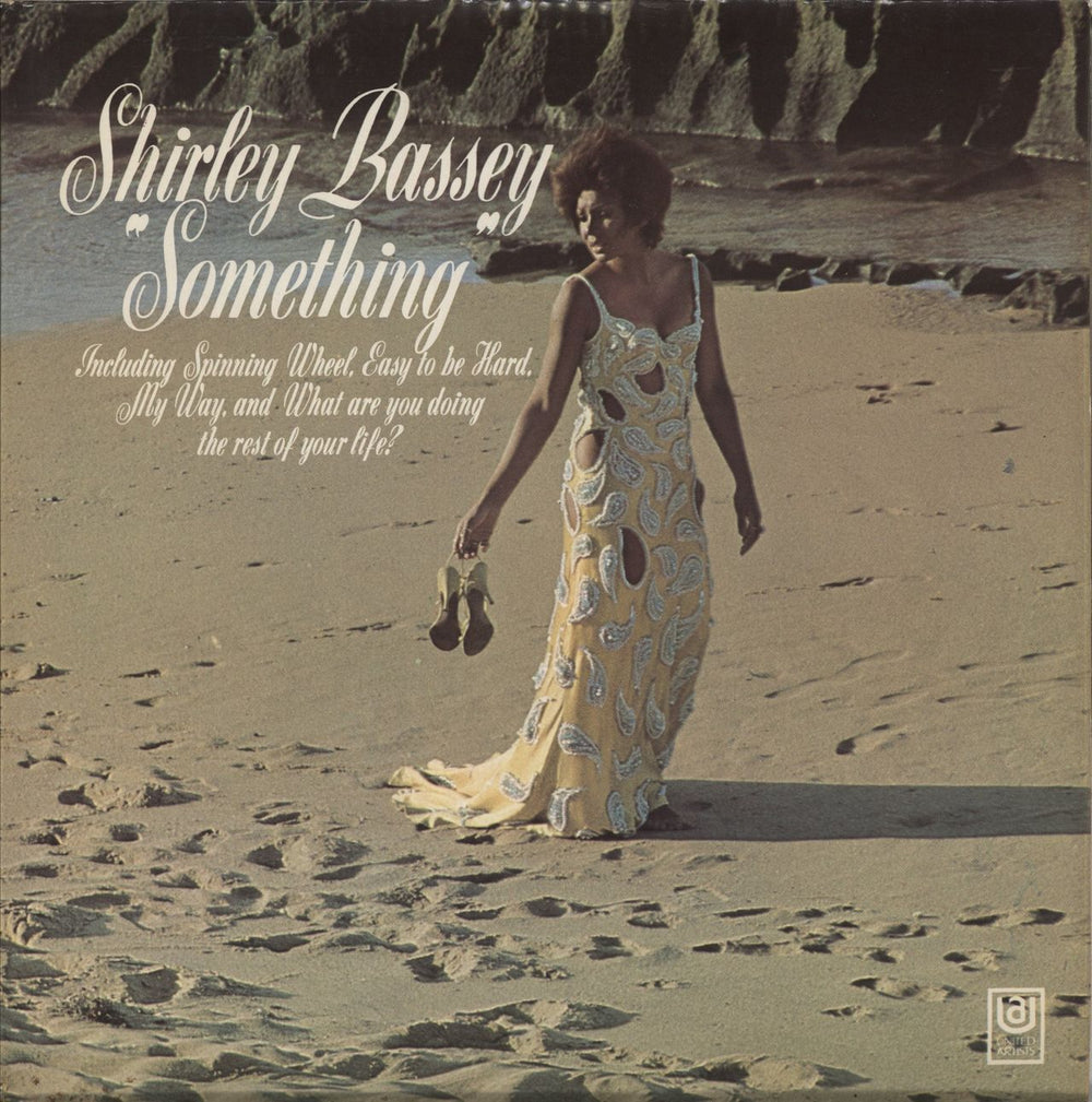 Shirley Bassey Something UK vinyl LP album (LP record) UAS29100