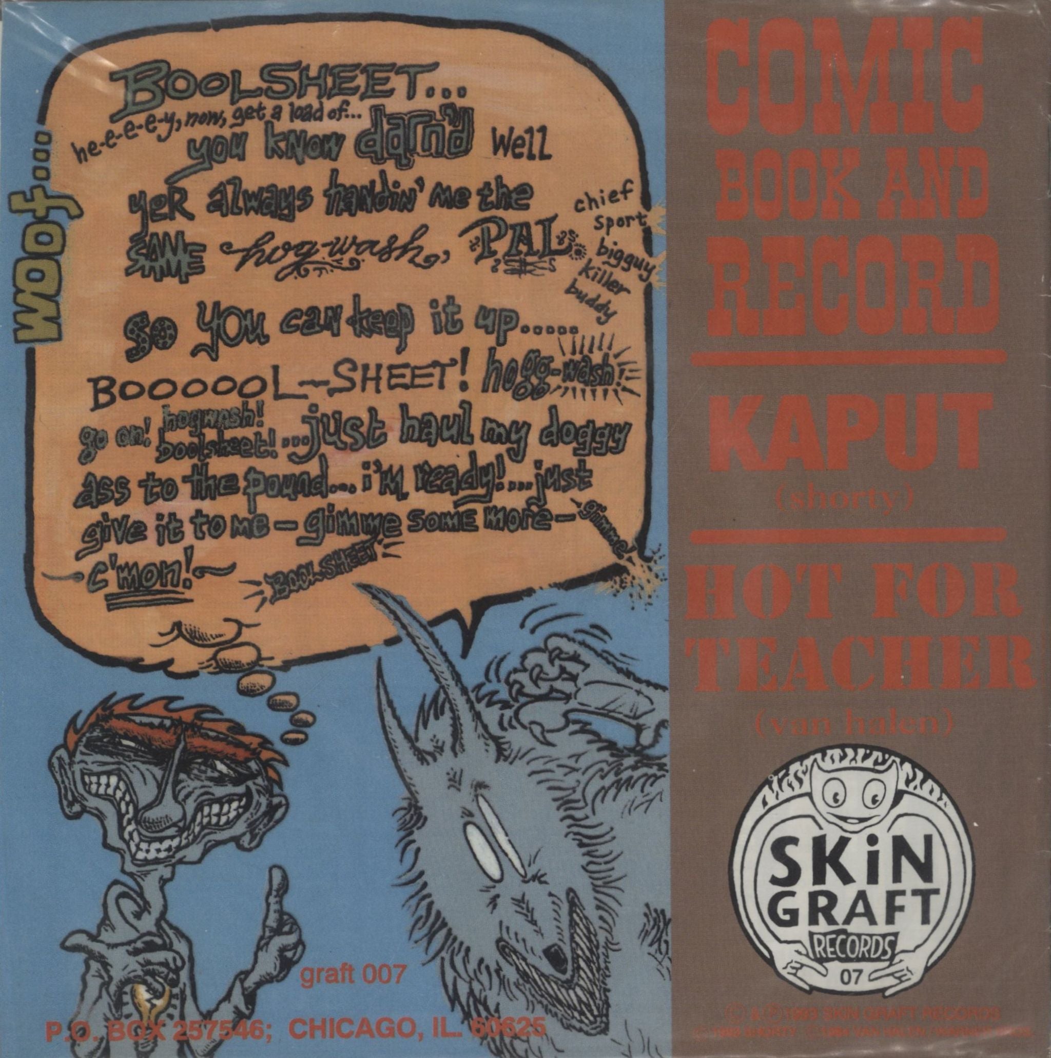 Shorty Kaput! + Comic US 7\" vinyl single (7 inch record / 45)