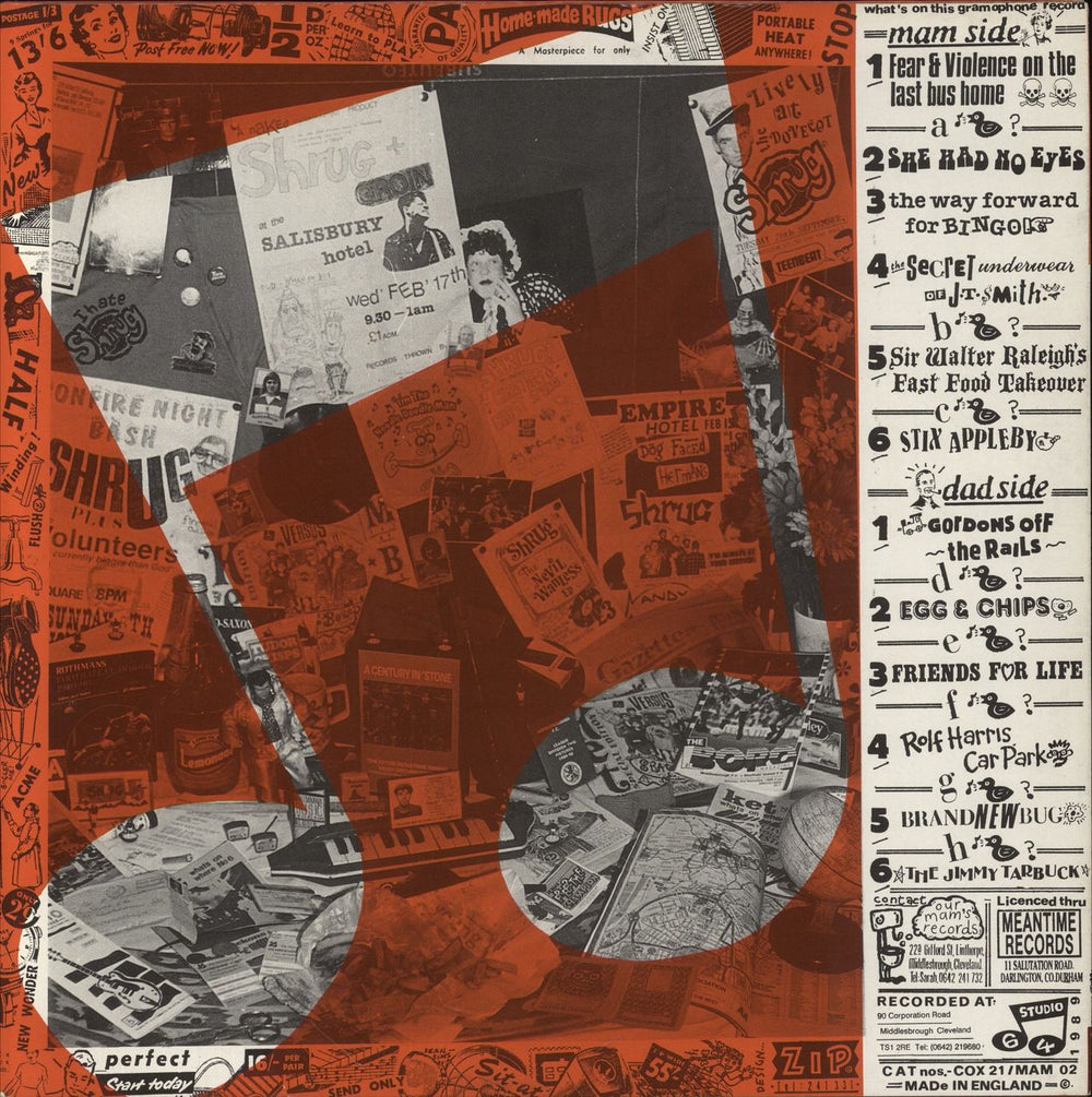 Shrug Septober Octember No'Wonder UK vinyl LP album (LP record)