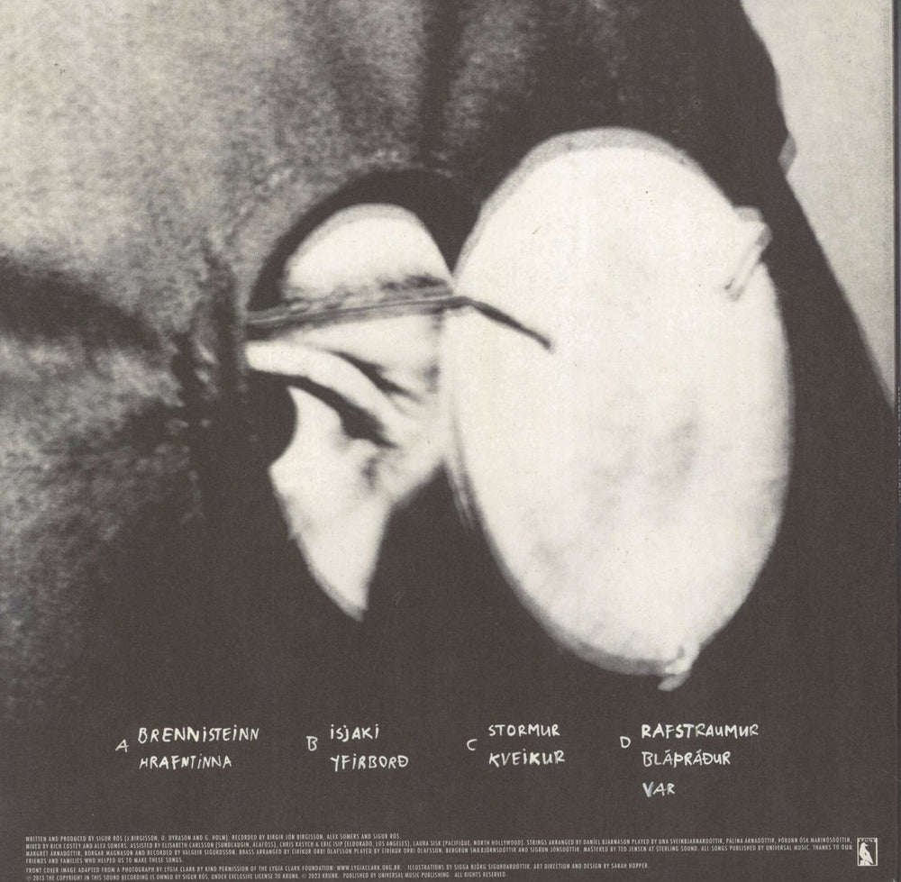 Sigur Ros Kveikur - Sulphuric Yellow Vinyl - RSD 2023 UK 2-LP vinyl record set (Double LP Album) KRUNK77CLPY