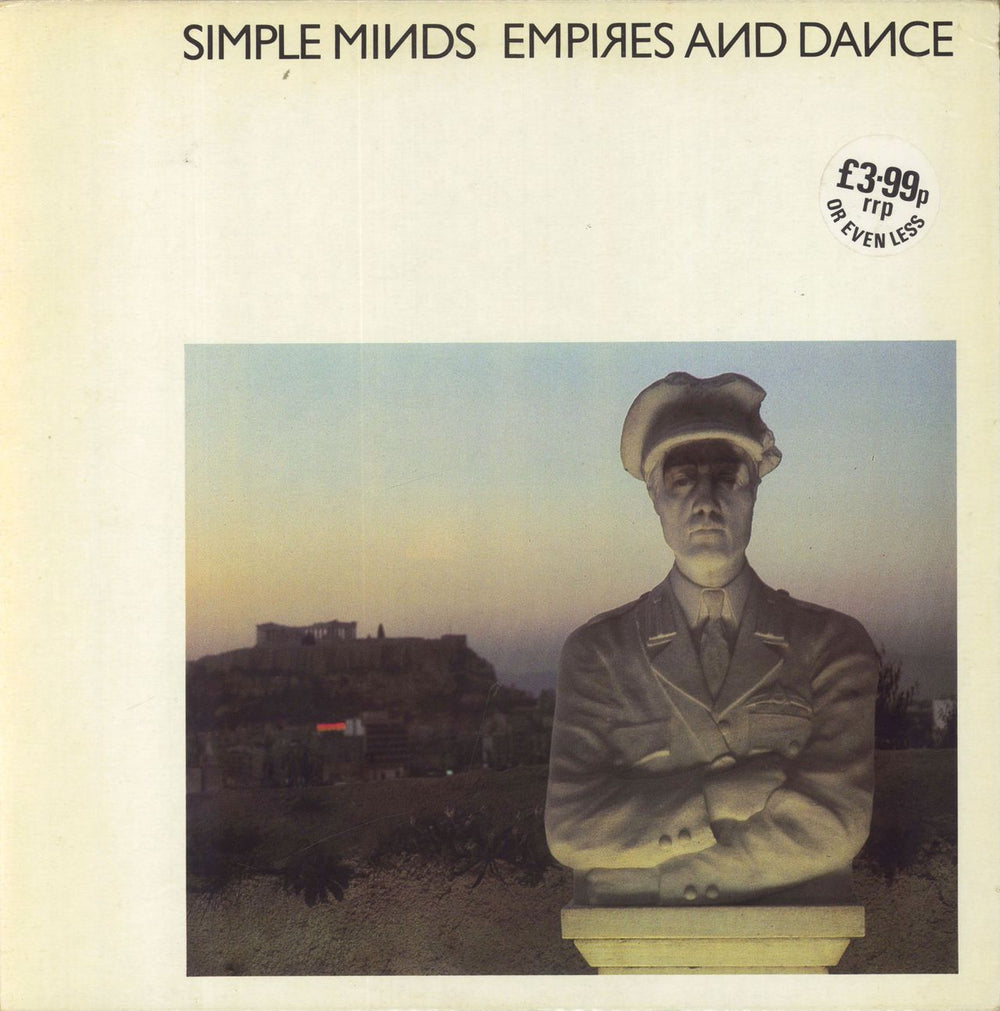 Simple Minds Empires And Dance - RRP Stickered Sleeve UK vinyl LP album (LP record) SPART1140