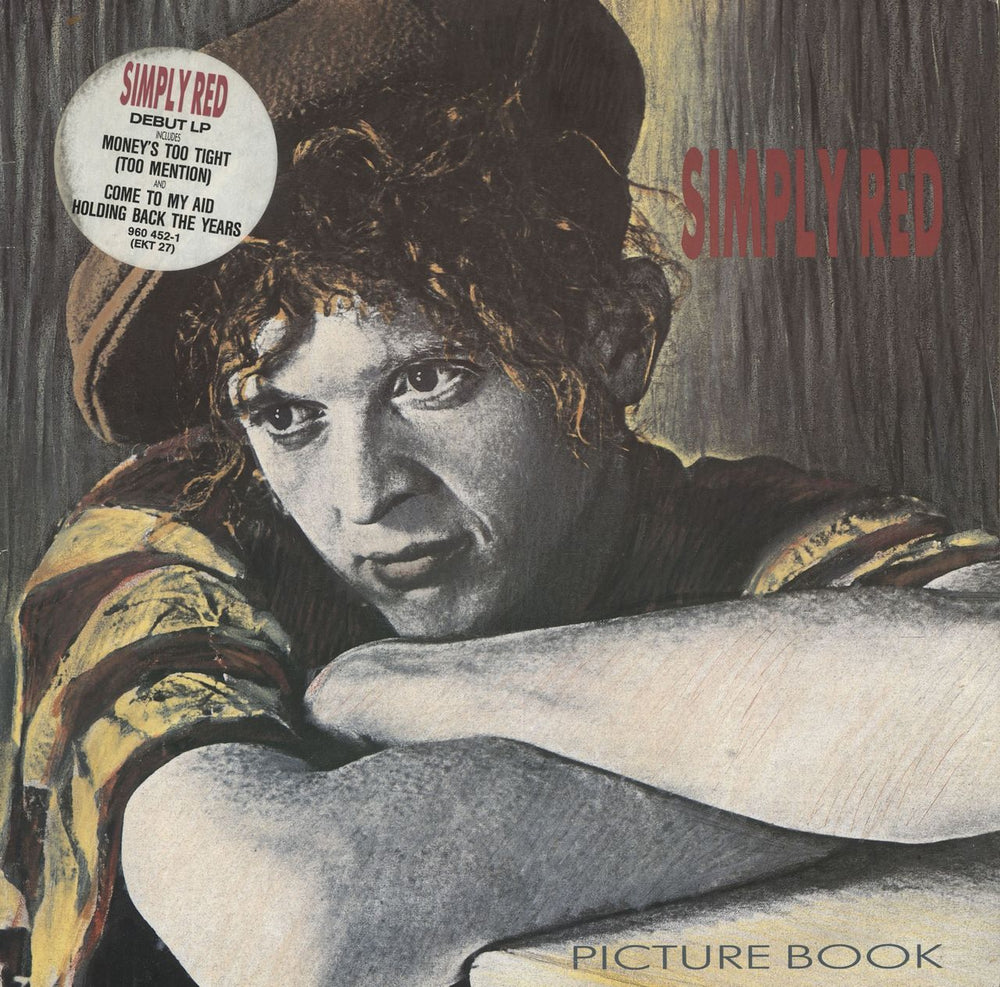 Simply Red Picture Book + Inner - Stickered UK vinyl LP album (LP record) EKT27