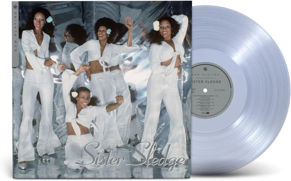 Sister Sledge Now Playing - Glitter Ball Clear Vinyl - Sealed UK vinyl LP album (LP record) RCV1726391 / 603497825219