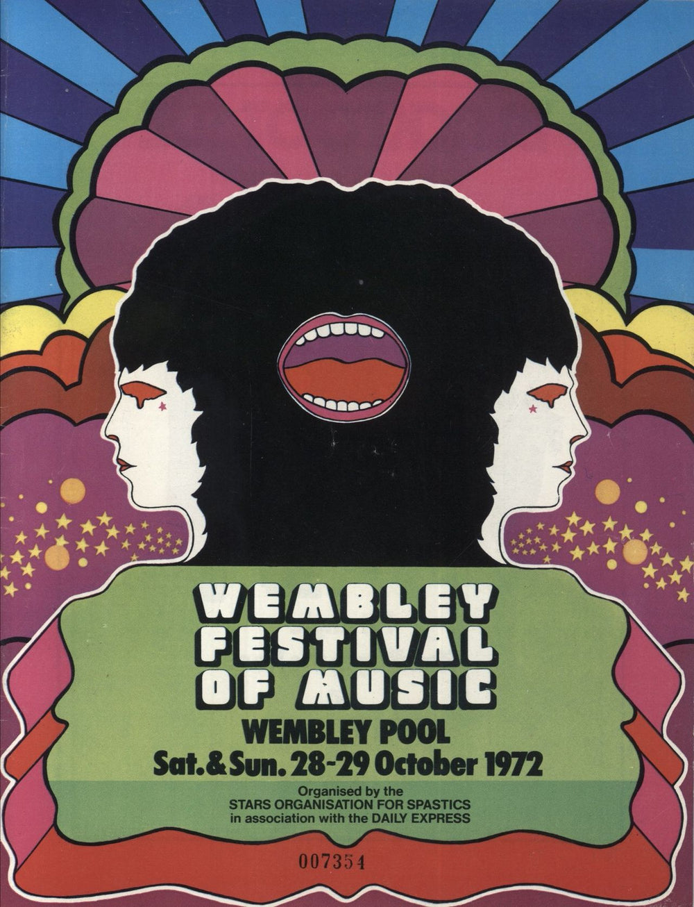 Slade Wembley Festival Of Music UK tour programme PROGRAMME