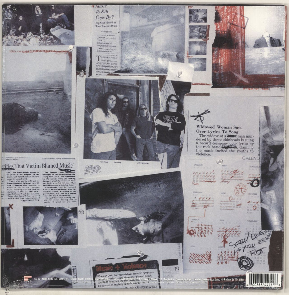 Slayer Divine Intervention - 180 Gram Black Vinyl - Sealed UK vinyl LP album (LP record) 600753441589