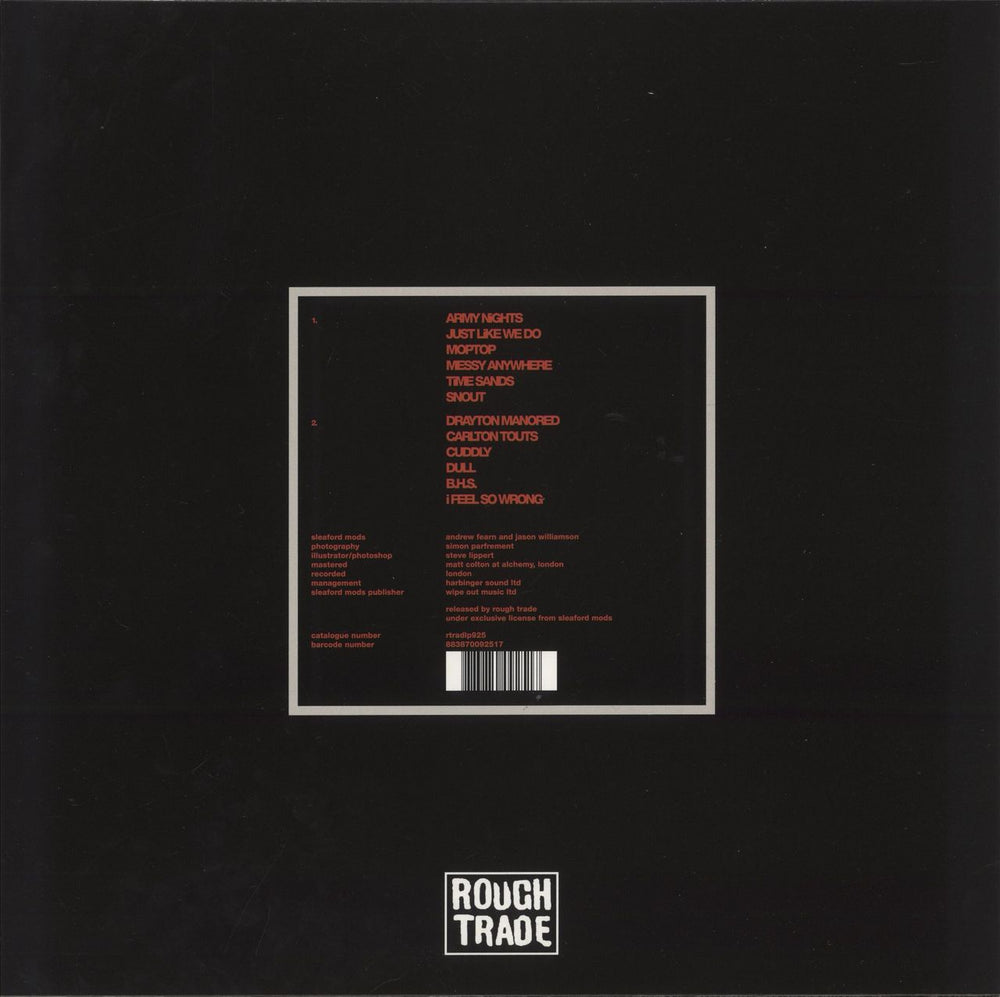 Sleaford Mods English Tapas - Red Vinyl + Extras UK vinyl LP album (LP record) 883870092517