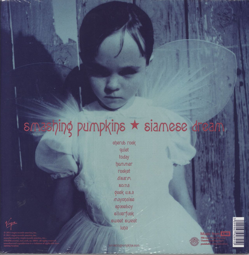 Smashing Pumpkins Siamese Dream - 180 Gram - Foil Metallic Cover US 2-LP vinyl record set (Double LP Album) 5099967928910