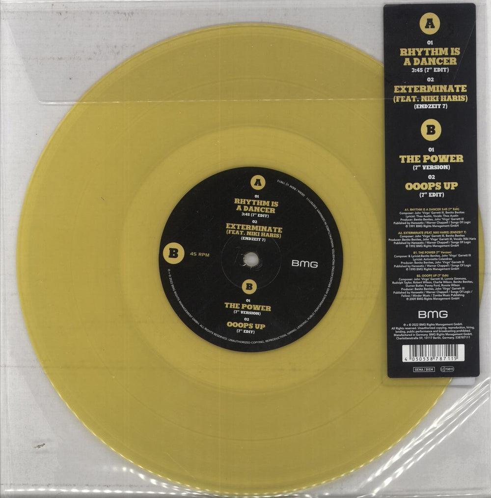 Snap! Rhythm is a Dancer - 30th anniversary EP German 10" vinyl single (10 inch record) 4050538787115