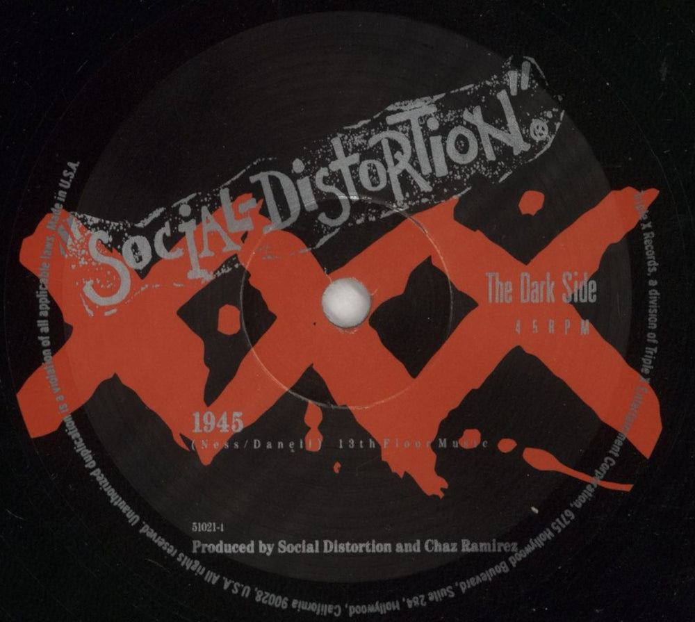 Social Distortion 1945 US vinyl LP album (LP record) SD6LP718228