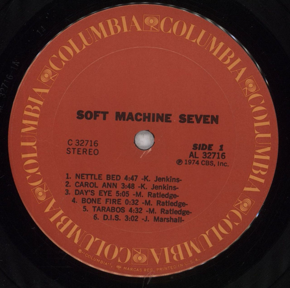 Soft Machine Seven - VG US vinyl LP album (LP record) SFTLPSE839616