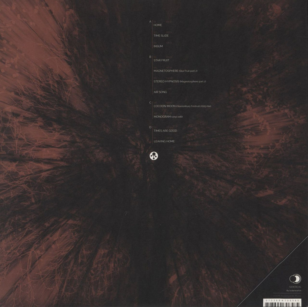 Solar Fields Leaving Home - Brown/Black Marbled Vinyl Italian 2-LP vinyl record set (Double LP Album) 0703694706585