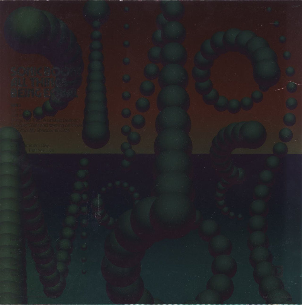 Sonic Boom All Things Being Equal - Black Vinyl + Inserts UK vinyl LP album (LP record) 677517014235