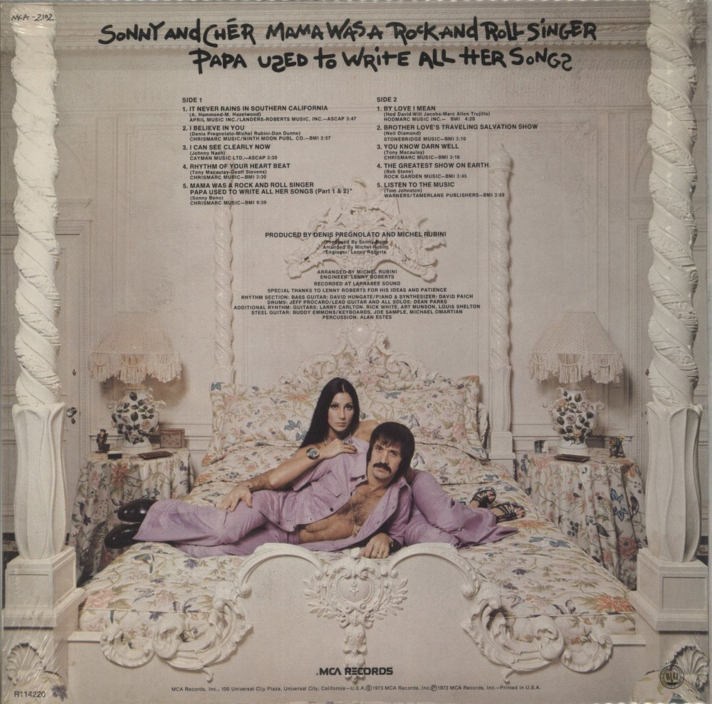 Sonny & Cher Mama Was A Rock And Roll Singer Papa Used To Write All Her Songs - Sealed US vinyl LP album (LP record)