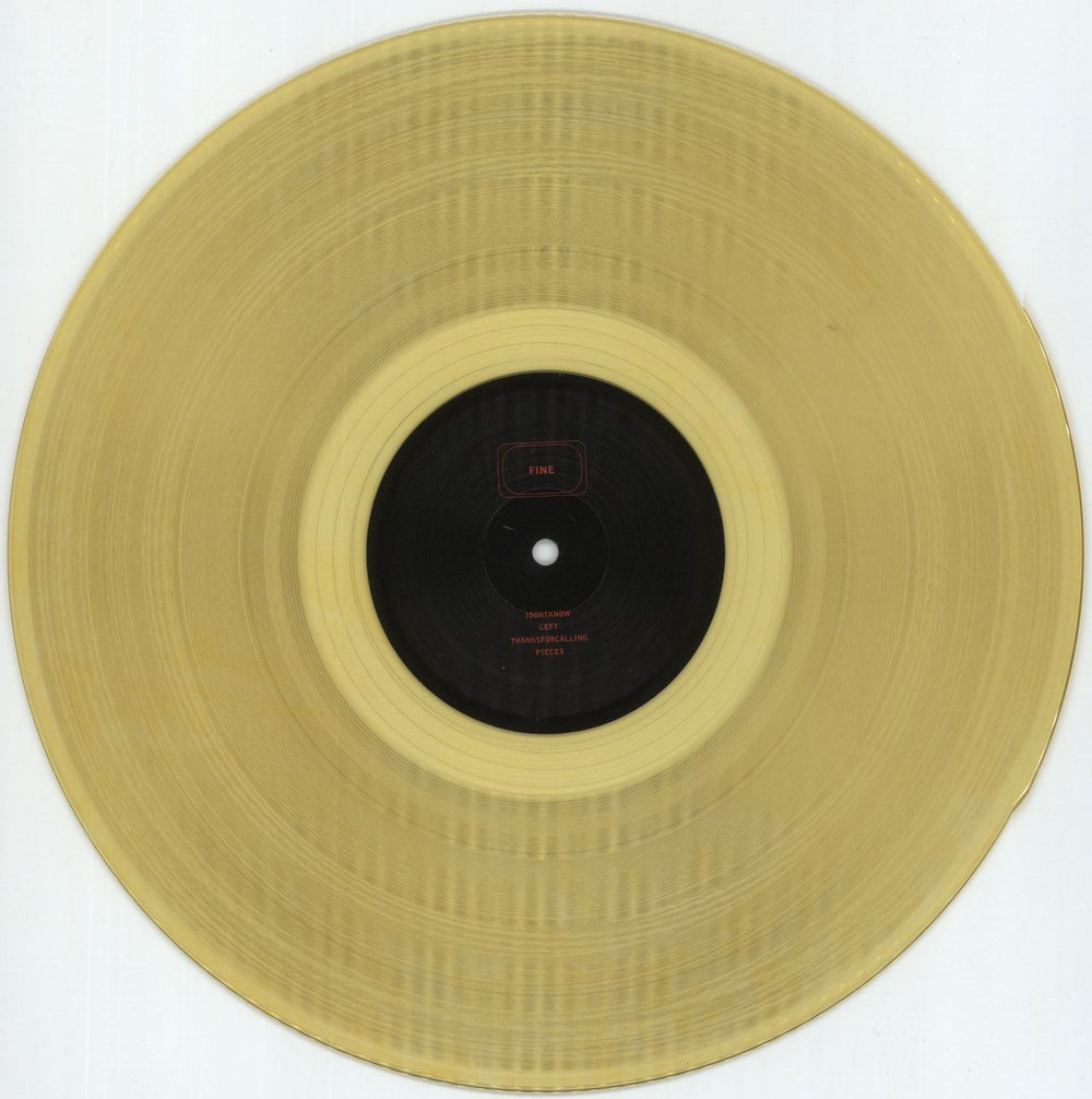 Sonoio Fine - Yellow Vinyl US vinyl LP album (LP record) 900LPFI876724